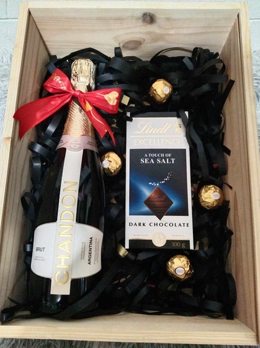 Chandon Brut and Chocolates