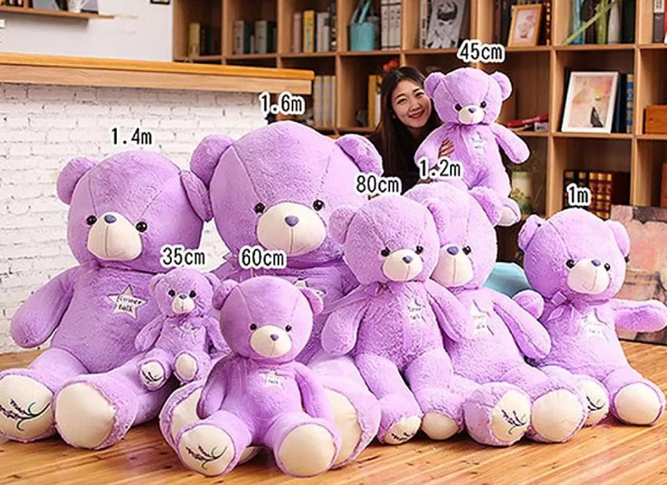 Purple Teddy Bear