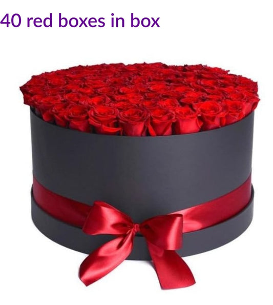 Everlasting 40 red roses