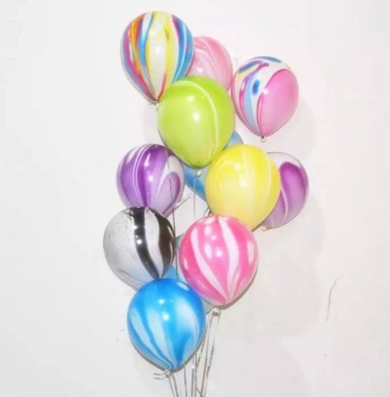 10pcs Marble Balloon