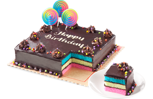 Rainbow Dedication Cake