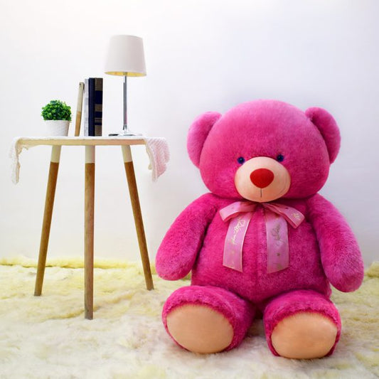 Pink Bear Stuffed Toy