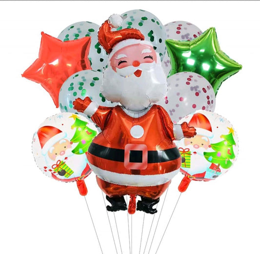 Santa balloon set