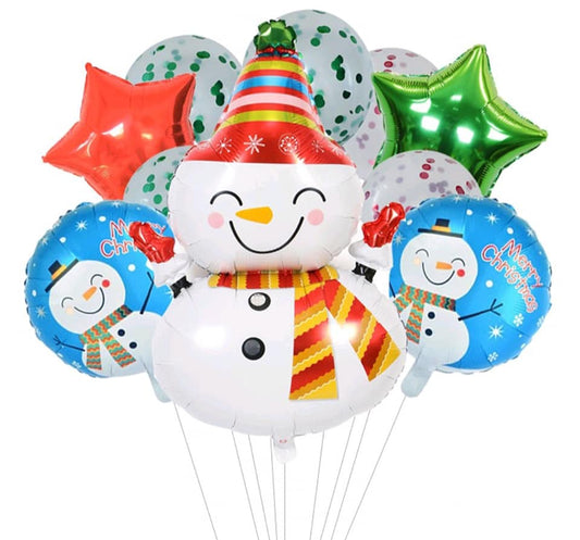 Snowman Balloons Set