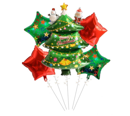 Christmas Tree Balloons 1