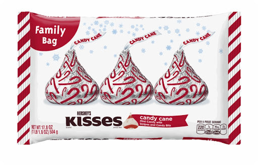 Kisses candy cane 240g