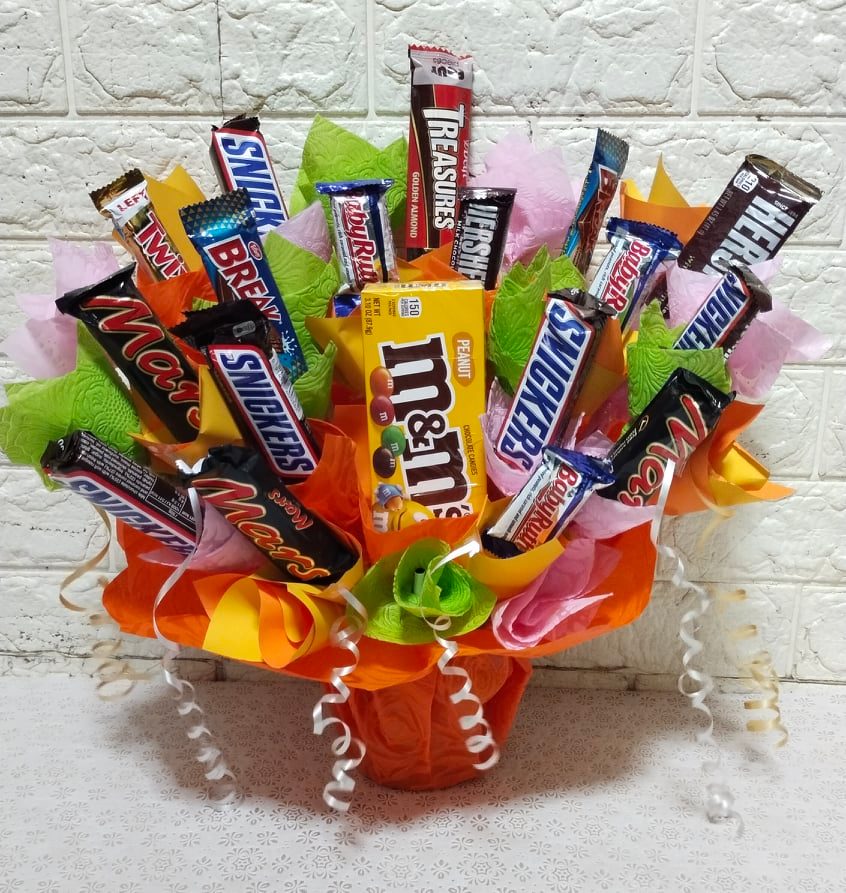 Chocolate Candy Bouquet – Online Flower Express