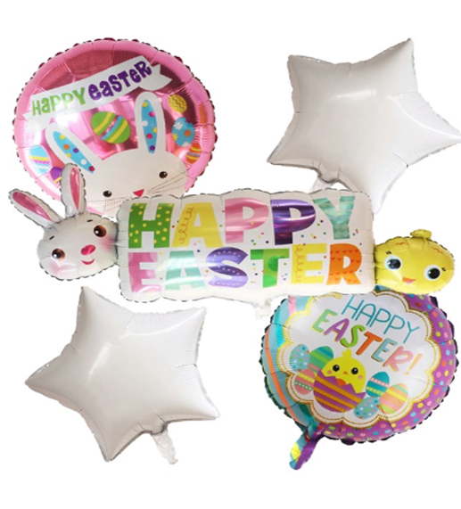 5pcs. set Easter Balloons