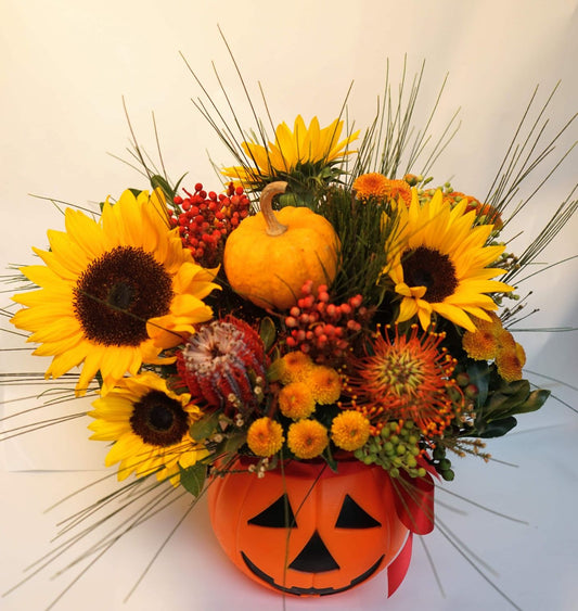 Halloween Flower Arrangement