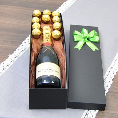 Moet and Ferrero Rocher