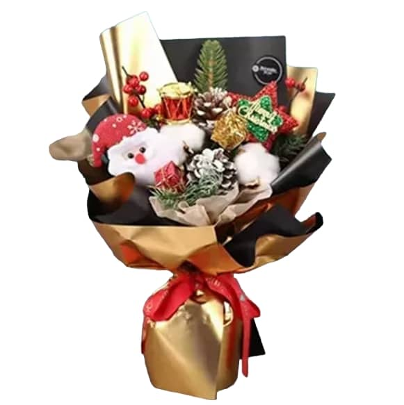 Santa Claus Bouquet - Gold