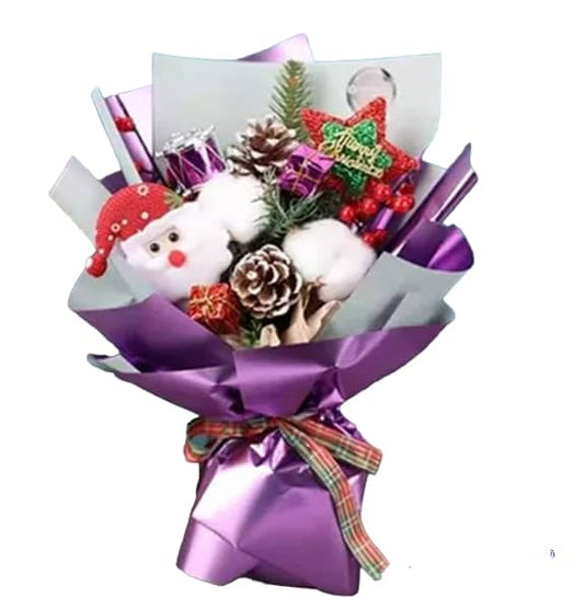 Santa Claus Bouquet - Purple