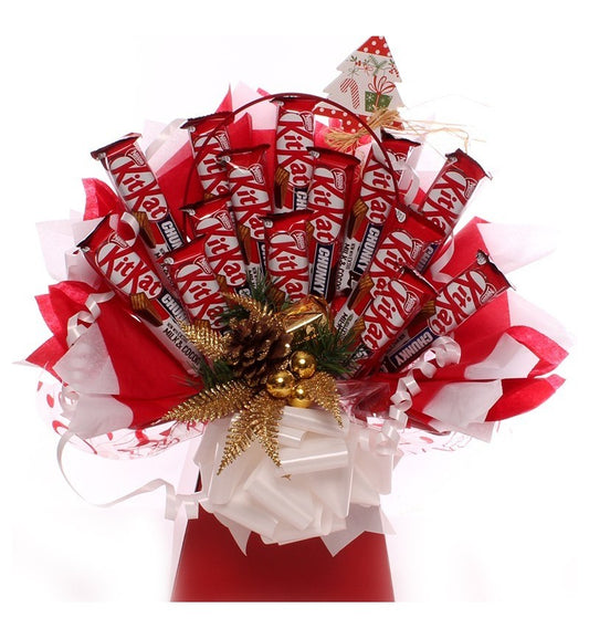 Christmas KitKat bouquet