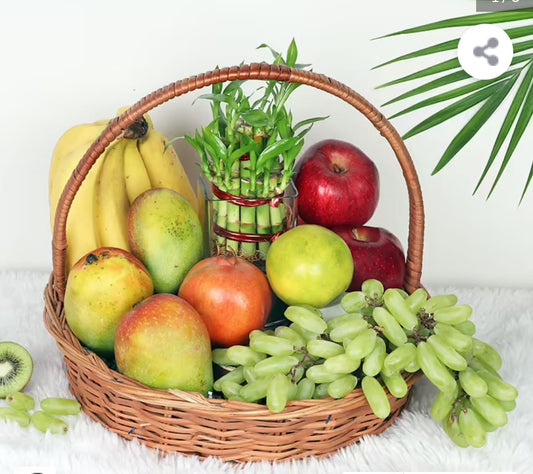 Fruits and Plant in Basket
