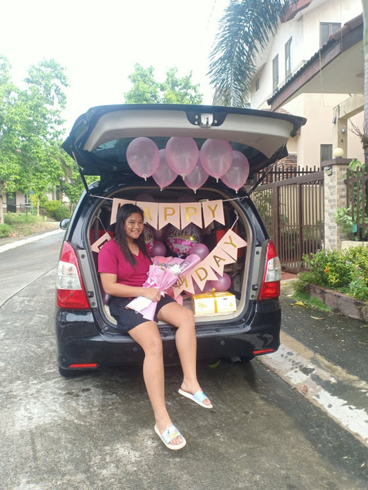 Customize Car Surprise - Birthday Pink Theme